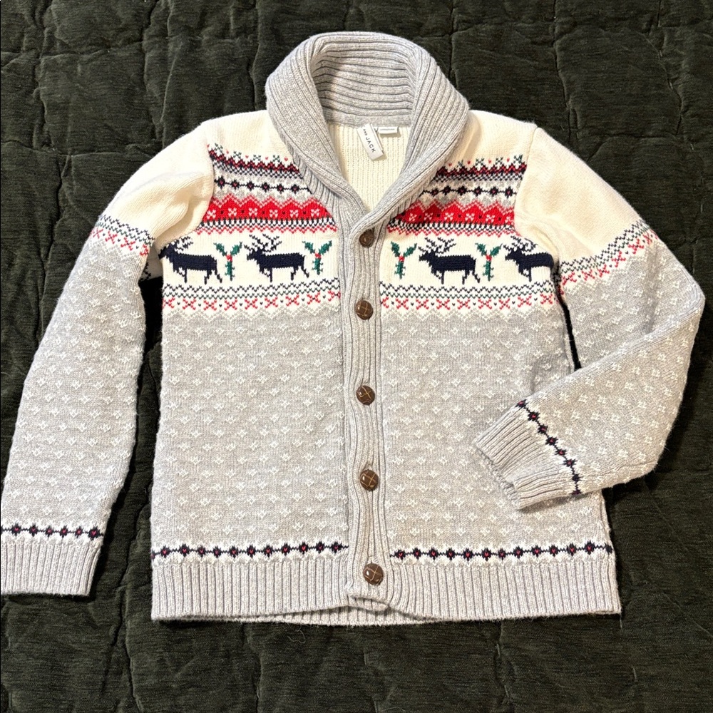 Janie and Jack Holiday Sweater, size 6.